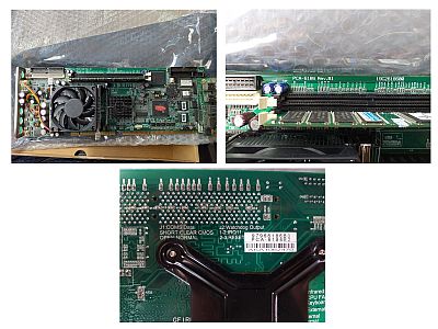 ADVANTECH INDUSTRIAL MOTHERBOARD WITH CPU,RAM FAN (PCA-6186 Rev.B1)