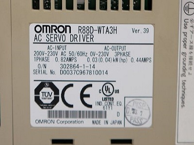 OMRON AC SERVO DRIVER (R88D-WTA3H)